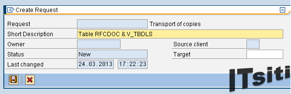 Transport of Copies - RFCDOC & V_TBDLS